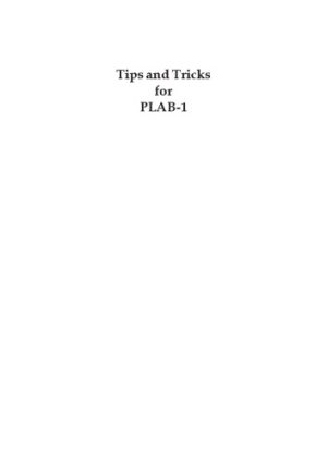 Tips and Tricks for PLAB